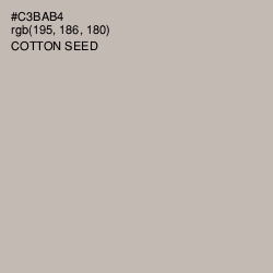 #C3BAB4 - Cotton Seed Color Image